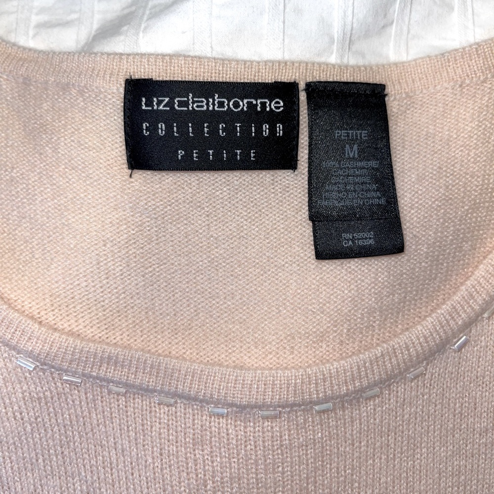 Liz Clairborne cashmere sweater